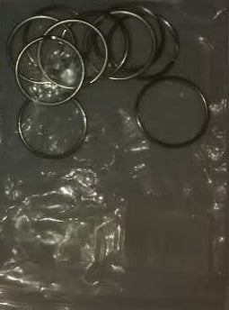 "New" 10 Pcs Heavy Duty Metal Key Rings 20