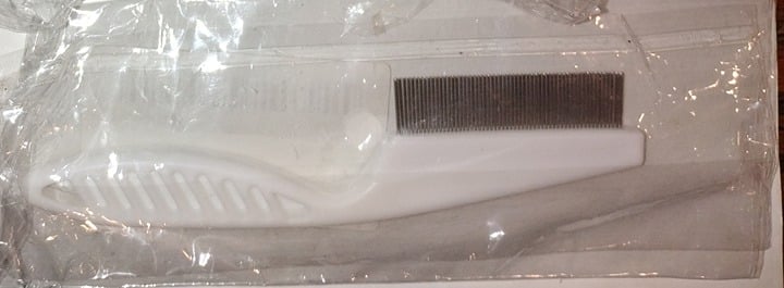 "New" Stainless-Steel Fine-Tooth Pet Grooming Comb 14