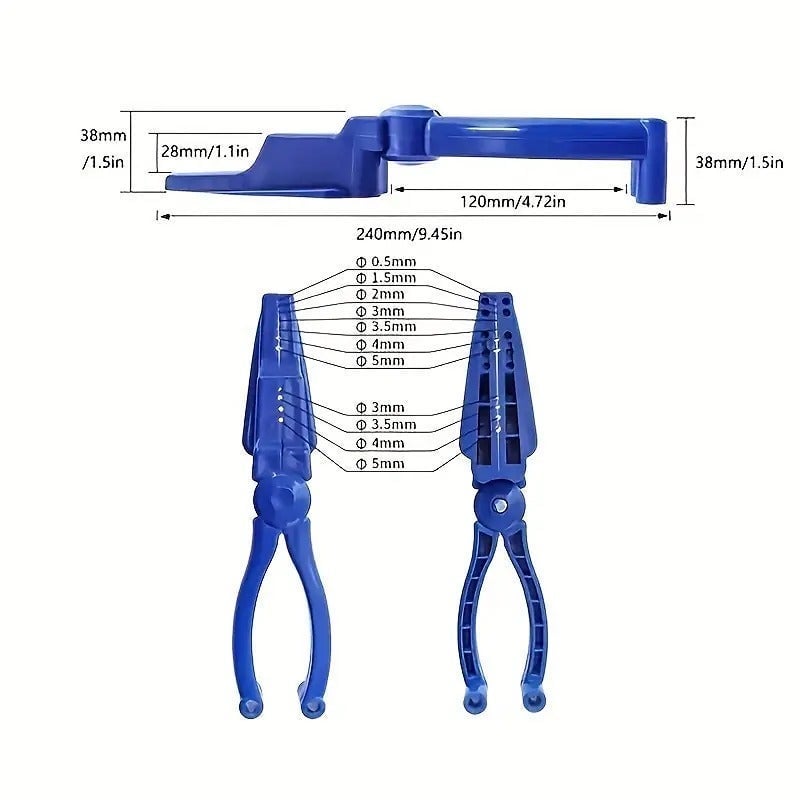 "New" ABS Durable Safety Hand Guard Nail Holder / Nail Clamp Pliers 12