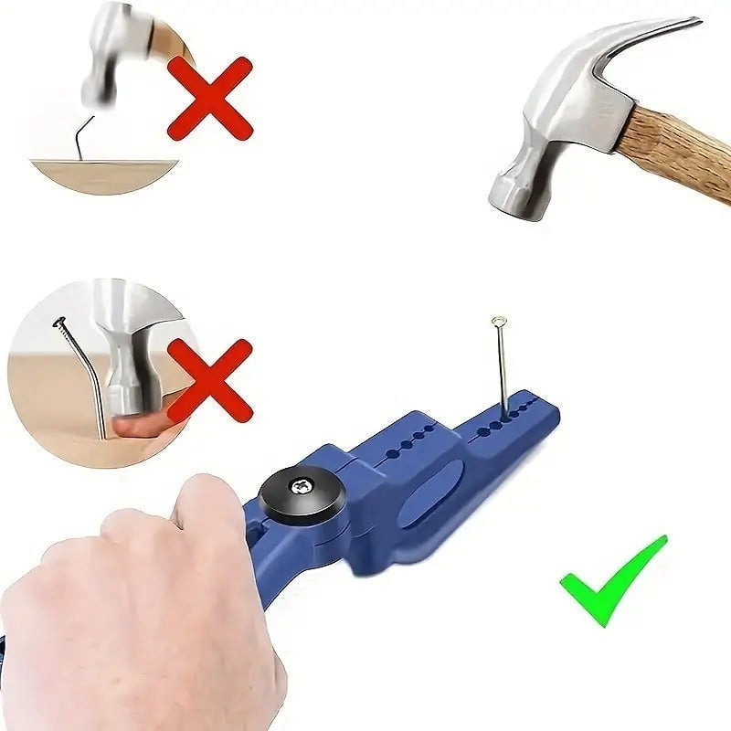"New" ABS Durable Safety Hand Guard Nail Holder / Nail Clamp Pliers 12
