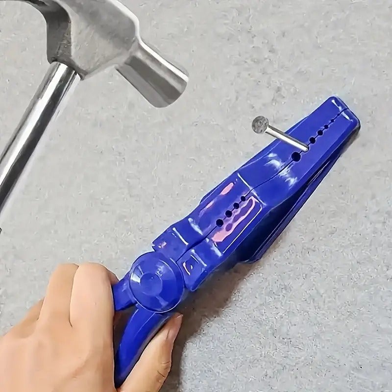 "New" ABS Durable Safety Hand Guard Nail Holder / Nail Clamp Pliers 12