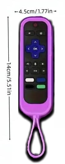 "New" Universal Luminous Silicone Remote Control Cover for Roku 13