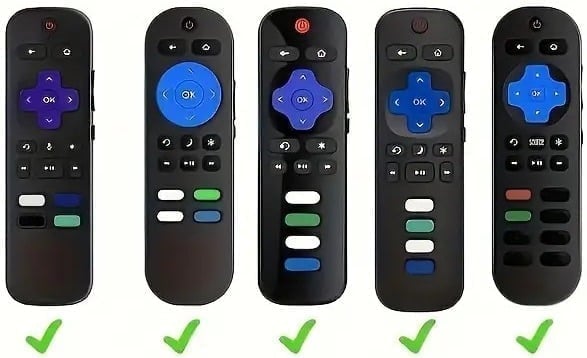"New" Universal Luminous Silicone Remote Control Cover for Roku 13