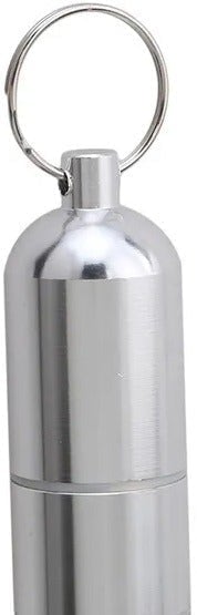 "New" Aluminum Waterproof Capsule/Toothpick Holder 16