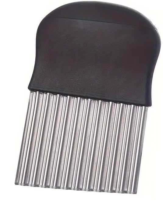 "New" Stainless Steel Crinkle Cut Potato Knife 20