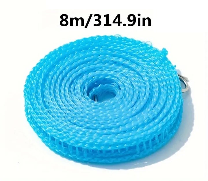 "New" 314.96" (2 Pack) Portable Hanging Clothesline for Clothes Drying 16