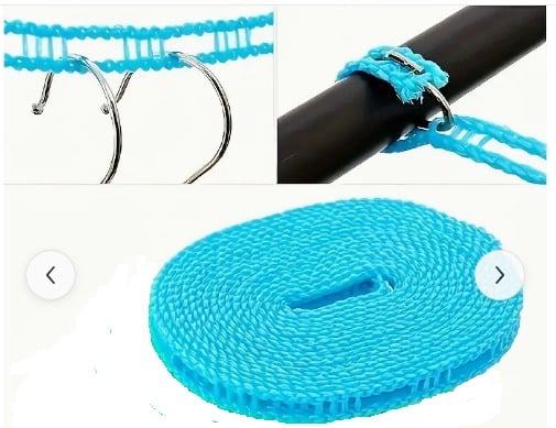 "New" 314.96" (2 Pack) Portable Hanging Clothesline for Clothes Drying 16