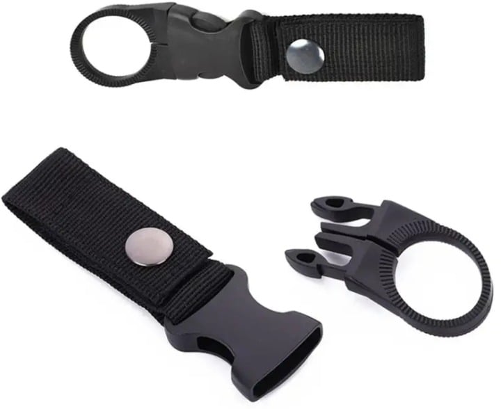 "New" (2 Pack) Hands-Free Water Bottle Holder for Outdoor Activities 11