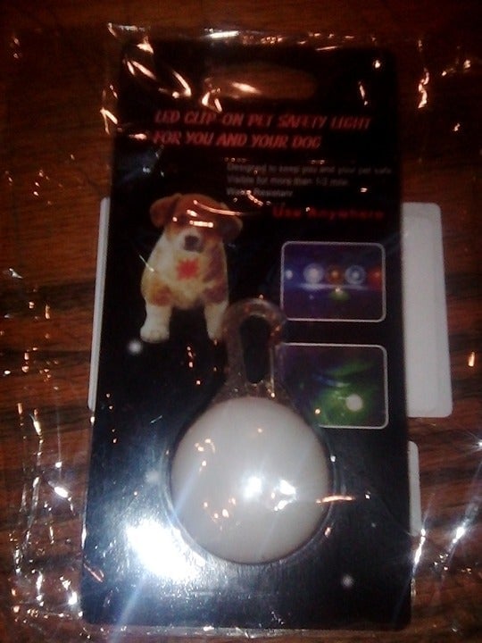 "New" LED Bright and Visible Dog Pendant Light For Safety At Night 16