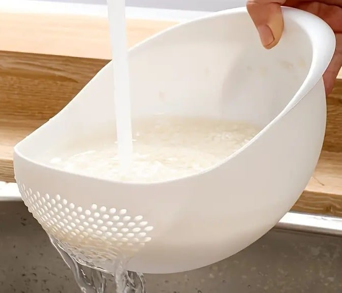 "New" Rice Washing Drain Basket 11