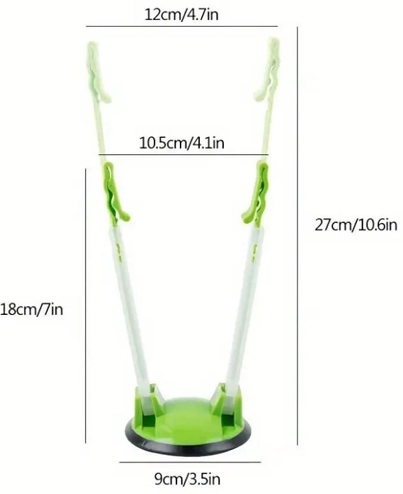 "New" Versatile Baggy Rack Holder Set for Food Prep & Freezer Bags 19
