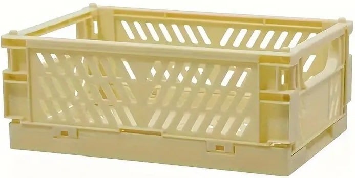 "New" Folding Storage Box with Hollow Decoration 13