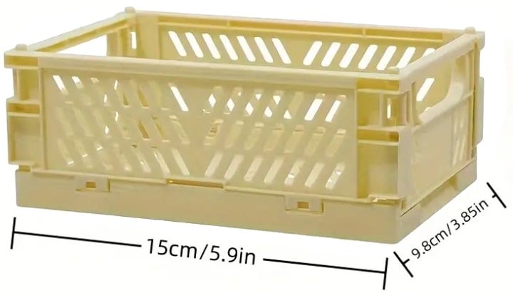 "New" Folding Storage Box with Hollow Decoration 13