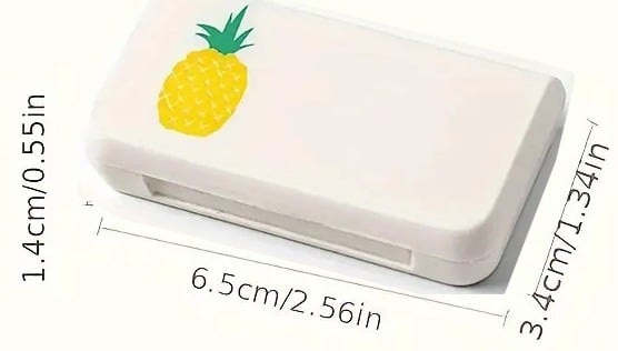 "New" Creative Portable 3-grid Pill Box for Travel and Office 16