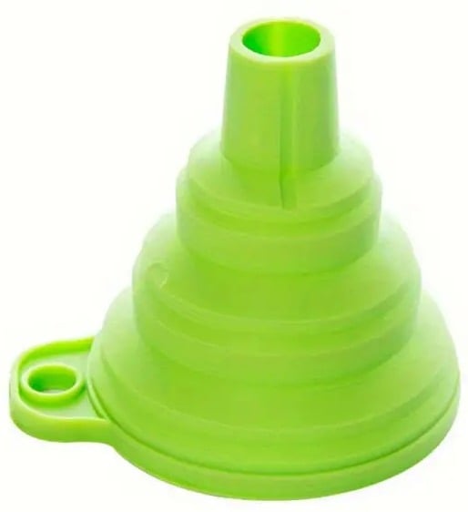 "New" Collapsible Silicone Funnel for Liquid Transfer 16