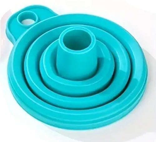 "New" Foldable Silicone Funnel Suitable for Kitchen Supplies 13