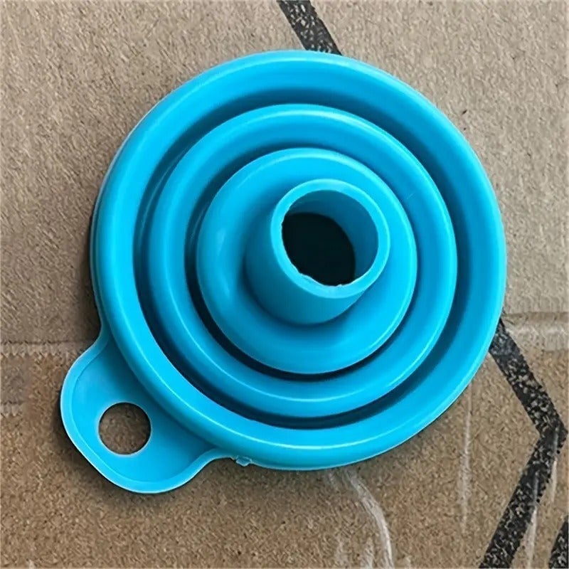 "New" Foldable Silicone Funnel Suitable for Kitchen Supplies 13