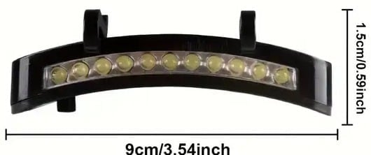 "New" Super Bright LED Clip-On Headlamp 20