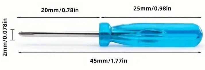 "New" (2 Pack) 10Pc Mini Screwdriver Set 17