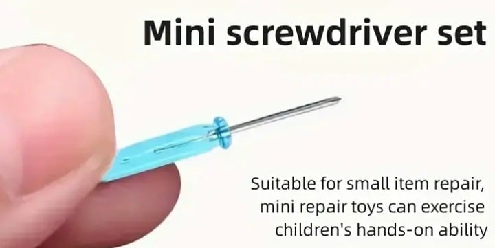 "New" (2 Pack) 10Pc Mini Screwdriver Set 17