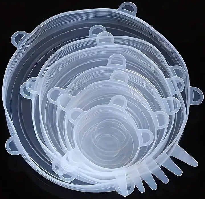 "New" 6Pcs/Set Multifunctional Silicone Kitchenware Stretch Lids 13