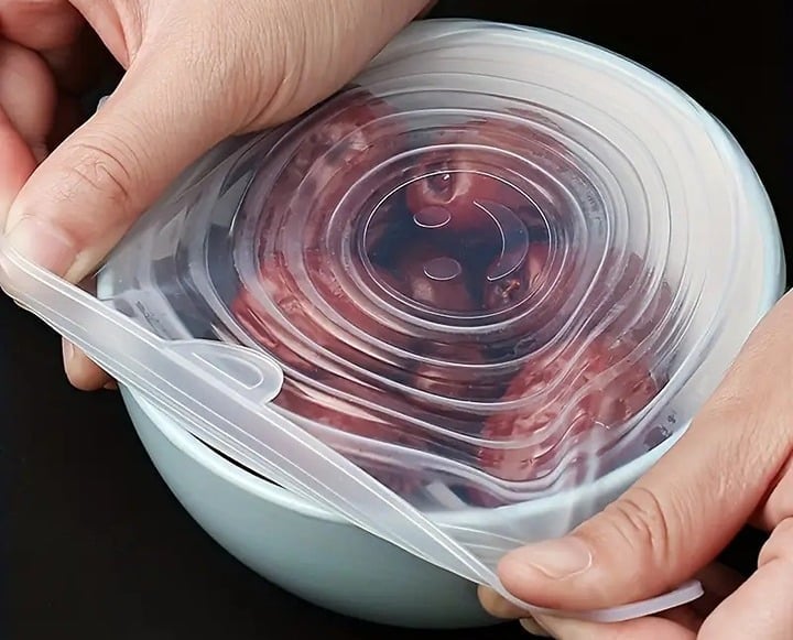 "New" 6Pcs/Set Multifunctional Silicone Kitchenware Stretch Lids 13