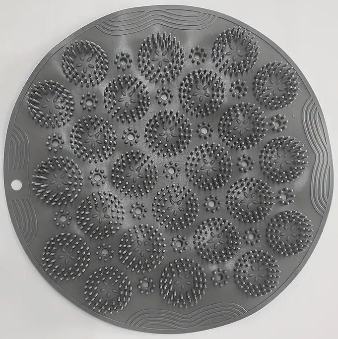 "New" Large Shower Mat for Back & Foot Scrubbing with Suction Cups 19