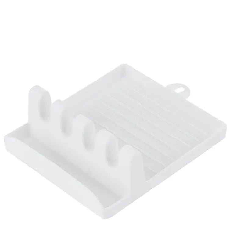 "New" Silicone Utensil Rest With Drip Pad 13