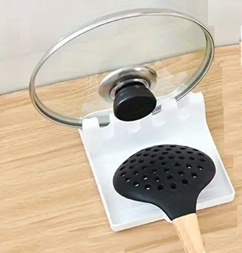"New" Silicone Utensil Rest With Drip Pad 13