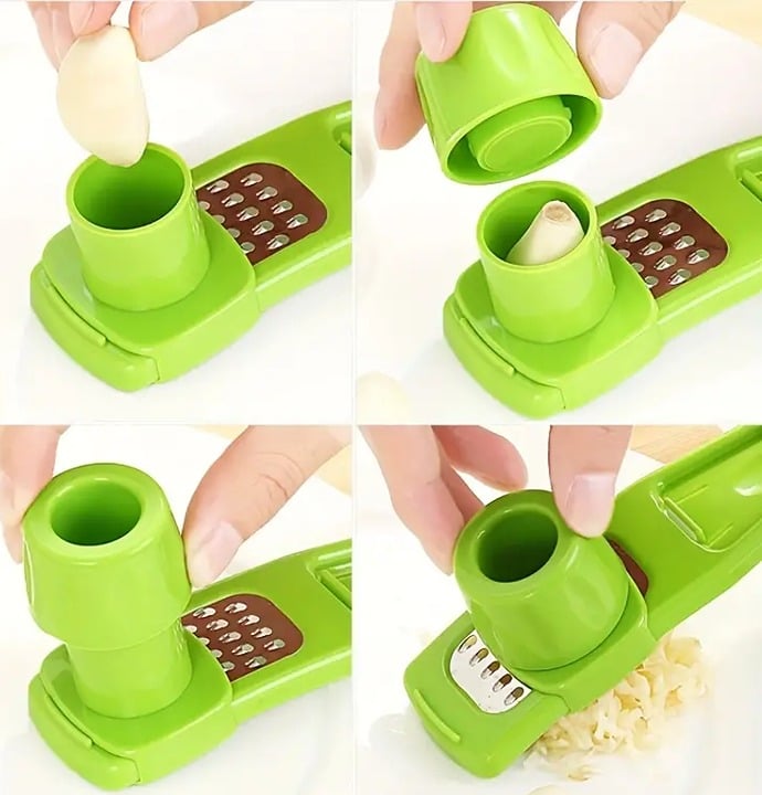 "New" Multi-Functional Garlic Grinder & Masher 6