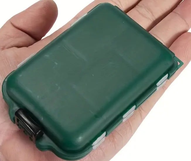 "New" Green Portable Small Weekly Travel Pill Organizer 20