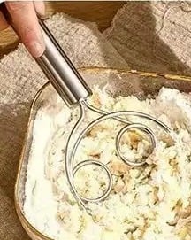 "New" Upgraded Stainless Steel Baking Double Eye Coil Hanging Eggbeater 19