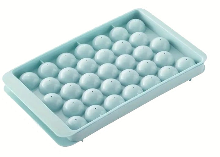 "New" Food-Grade Ice Ball Maker with Lid - Perfect for Whiskey & Cocktails 20