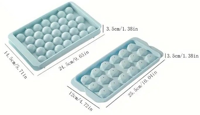 "New" Food-Grade Ice Ball Maker with Lid - Perfect for Whiskey & Cocktails 20