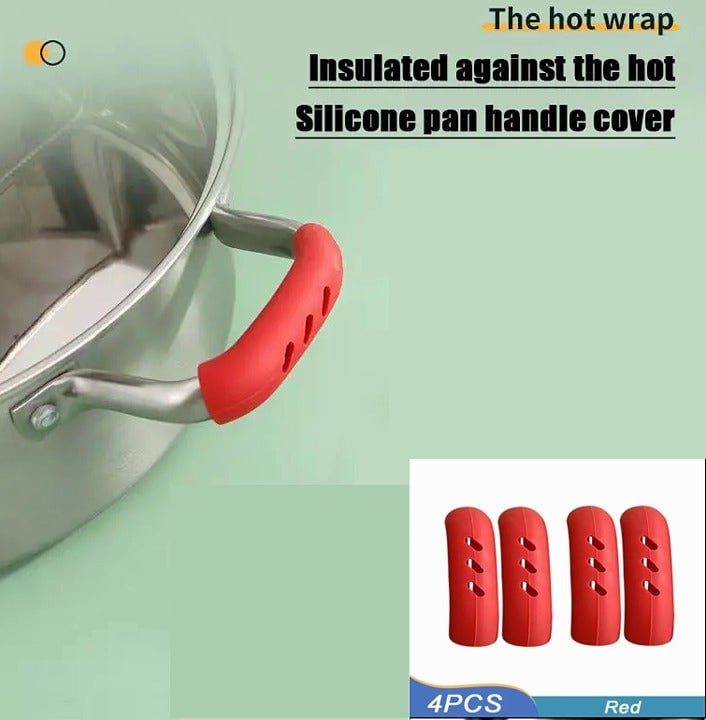 "New" Silicone Pot Handle Cover, Silicone Pan Handle Cover 12