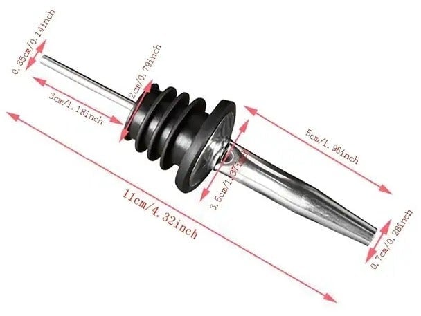 "New" Stainless Steel Wine Pourer Bar Tool 13