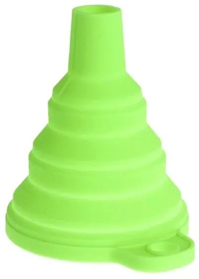 "New" (3 Pack) Foldable Silicone Funnel Suitable for Kitchen Supplies 20