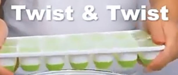 "New" Flexible 14 Grids Square Ice Tray with Spill-Proof Lids 16