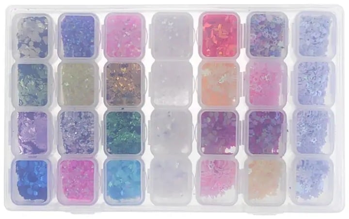 "New" (2 Pack) 28 Removable Grids Organizer Storage Box 20
