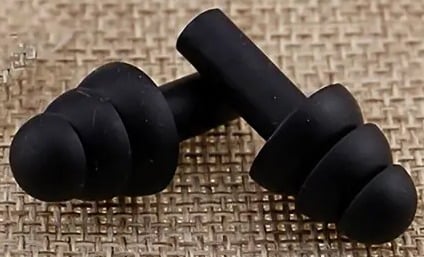 "New" Black Soft Silicone Earplugs - Reusable, Uncorded, Waterproof 11