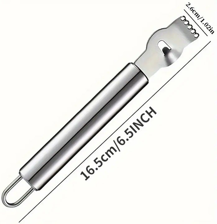 "New" Stainless Steel 6.5 Inch Handled Grater/Peeler 18