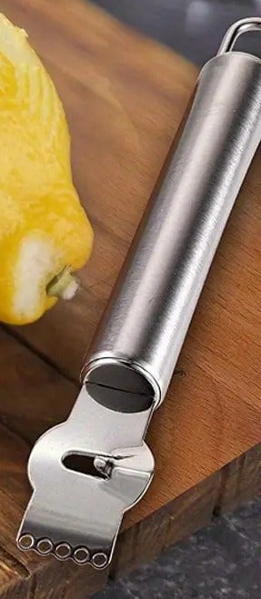 "New" Stainless Steel 6.5 Inch Handled Grater/Peeler 18