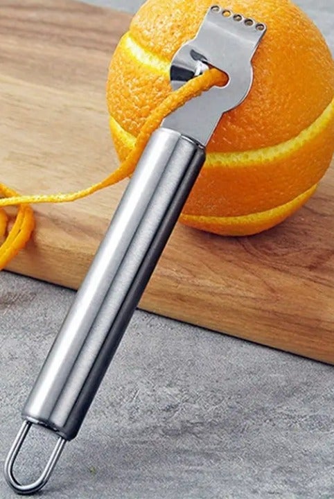 "New" Stainless Steel 6.5 Inch Handled Grater/Peeler 18