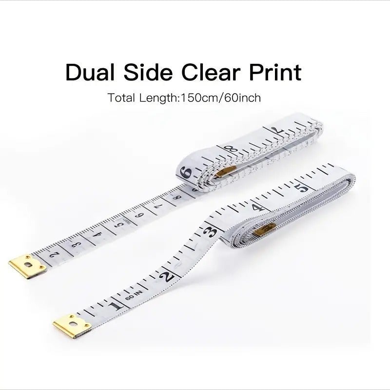 "New" Double Sided Tape Measurer for Body & Tailor Measurement, 60in/150cm 12