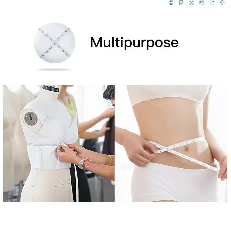 "New" Double Sided Tape Measurer for Body & Tailor Measurement, 60in/150cm 12