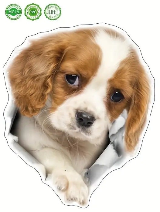 "New" Cute Pet Puppy Toilet/Refrigerator Sticker 19
