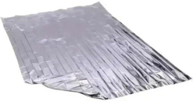 "New" Emergency Polyester Thermal Film Outdoor/Survival Blanket 19