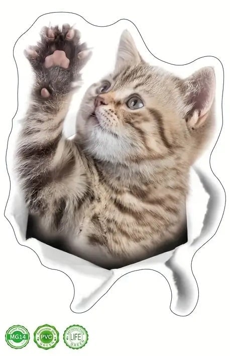 "New" Adorable Cartoon Kitten Pet Series Decoration Set 19