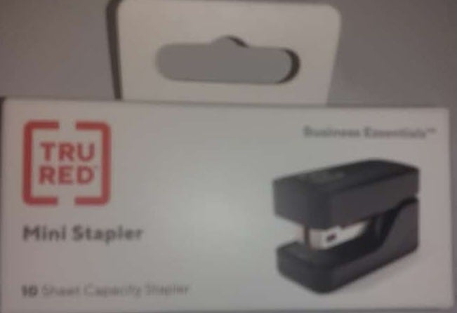 "New" TRU RED Mini Stapler - Compact and Efficient Desk Stapler TR58084 20
