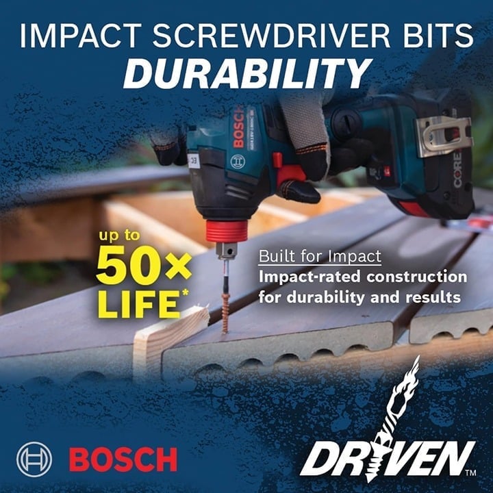 "NEW" Bosch T20 1 Inch INSERT TORX BITS 15 Pack ITDT20115 6